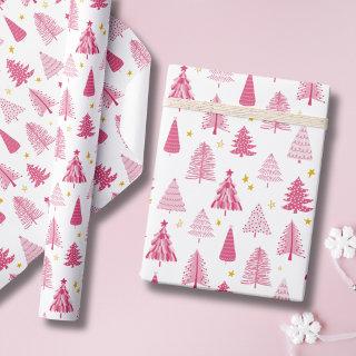 Pink Christmas Holiday tree