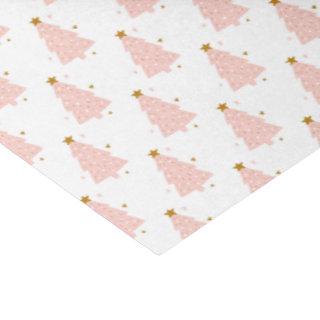 Pink Christmas tree  Tissue Paper