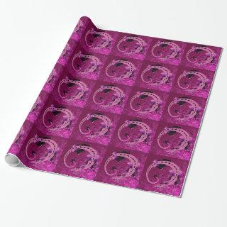 Pink Coiled Dragon Textured