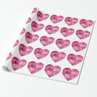 Pink Confetti Hearts