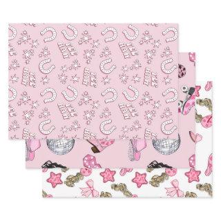 Pink Cowgirl Pattern   Sheets