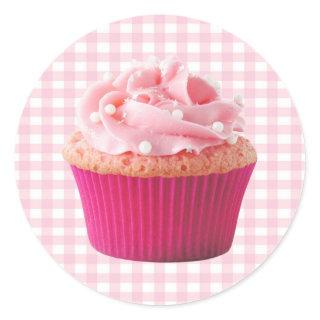 Pink Cupcake Sticker