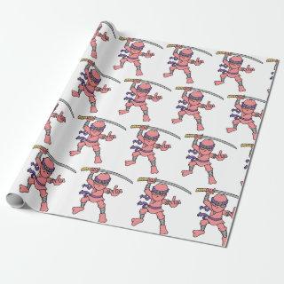 Pink Customizable Ninja Pattern