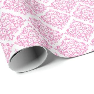 Pink Damask Pattern | DIY Background Color