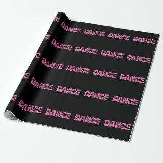 Pink DANCE with Ballerina Cutouts