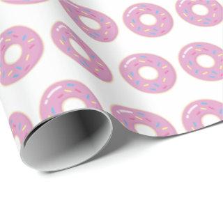 Pink Donuts  Gift Wrap Doughnuts