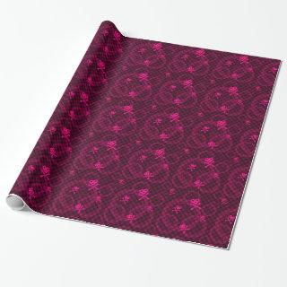 Pink Emo Pattern With Circles