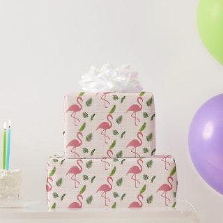 Pink Flamingo Bird Pattern