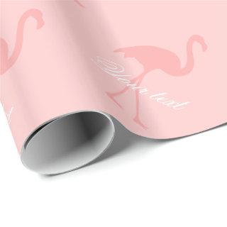 Pink flamingo  | Personalized text