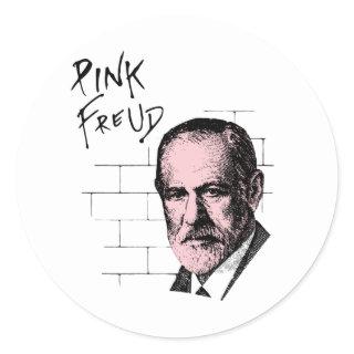 Pink Freud Sigmund Freud Classic Round Sticker