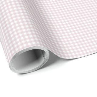 Pink gingham simple cute small checks plaid