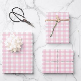 Pink Gingham  Sheets