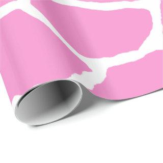 Pink Giraffe Skin Pattern