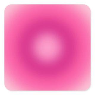 Pink Gradient Square Sticker