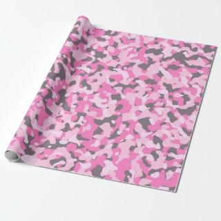 Pink & Gray Camouflage