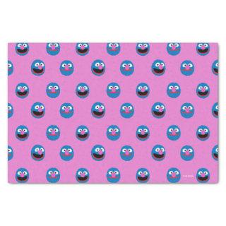 Pink Grover Face Pattern Tissue Paper
