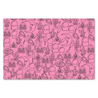 Pink Halloween Tissue Paper