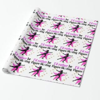 PINK I WOULD RATHER BE ICE SKATING DESIGN