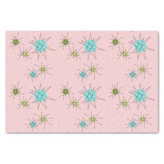 Pink Iconic Atomic Starbursts Tissue Paper