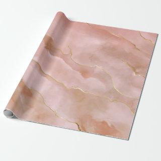 Pink liquid marble texture