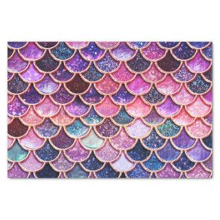 Pink Mermaid Glitter Scales- Mermaid Scales Tissue Paper