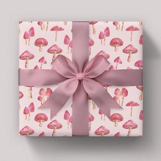 Pink Mushroom Pattern  Sheets