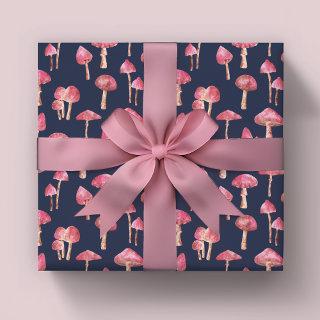 Pink Mushroom Pattern  Sheets