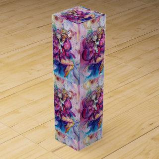 PINK MUSICAL CLOWN WINE GIFT BOX