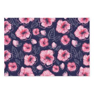 Pink navi blue  Flat Sheet Set of 3