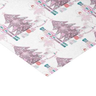 Pink Nutcracker Christmas Gift Tissue Paper