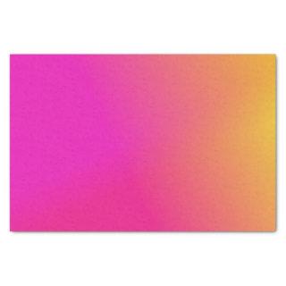 Pink Orange Yellow Ombre Tissue Paper