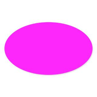 Pink Oval Sticker