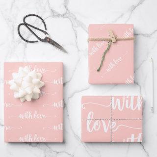 Pink Pastel With Love  Sheets