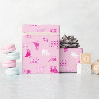 Pink Patterned Longhorns Pattern