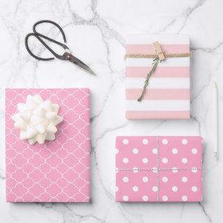 Pink Patterned  Sheets