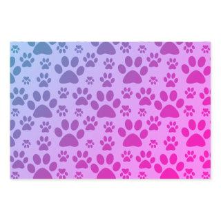 Pink Paw Prints Pattern  Sheets