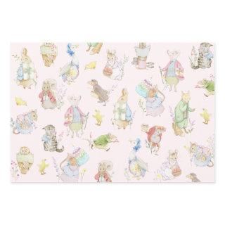Pink Peter the Rabbit First Birthday  Sheets