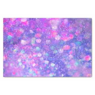 Pink Purple Glitter Glam 10" X 15" Tissue Paper
