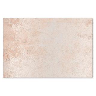 Pink Rose Gold Abstract Metallic Peach Silver Lux Tissue Paper