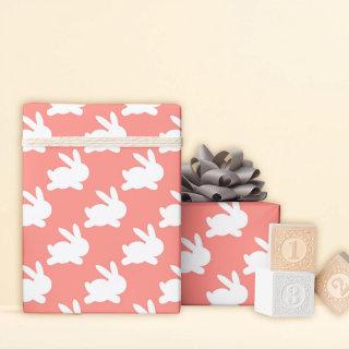 Pink Salmon White Rabbit Running