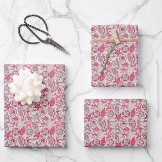 Pink Sea Pattern  Sheets