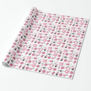 Pink Sewing Theme Pattern