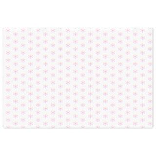 Pink Snowflake Christmas Tissue Paper