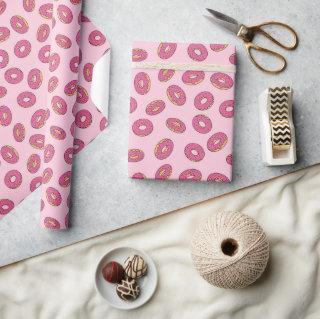 Pink Sprinkle Donut Pattern