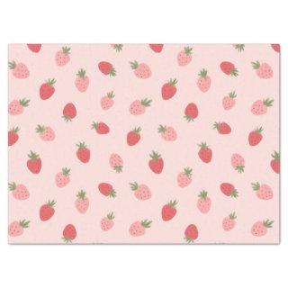Pink Strawberry Birthday Party  Tissue Paper