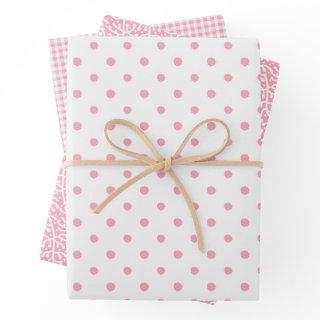 Pink Wrapping Trio  Sheets