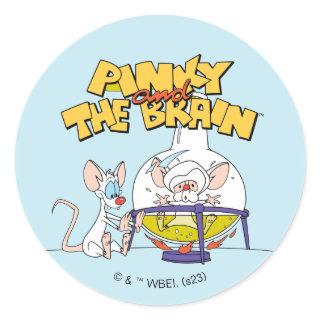 Pinky and the Brain | Laboratory Science Classic Round Sticker