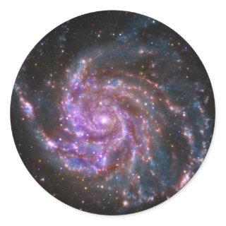 Pinwheel Galaxy Classic Round Sticker