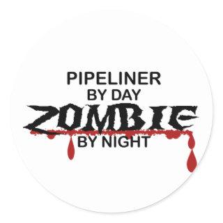 Pipeliner Zombie Classic Round Sticker