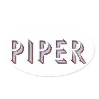 Piper sticker name